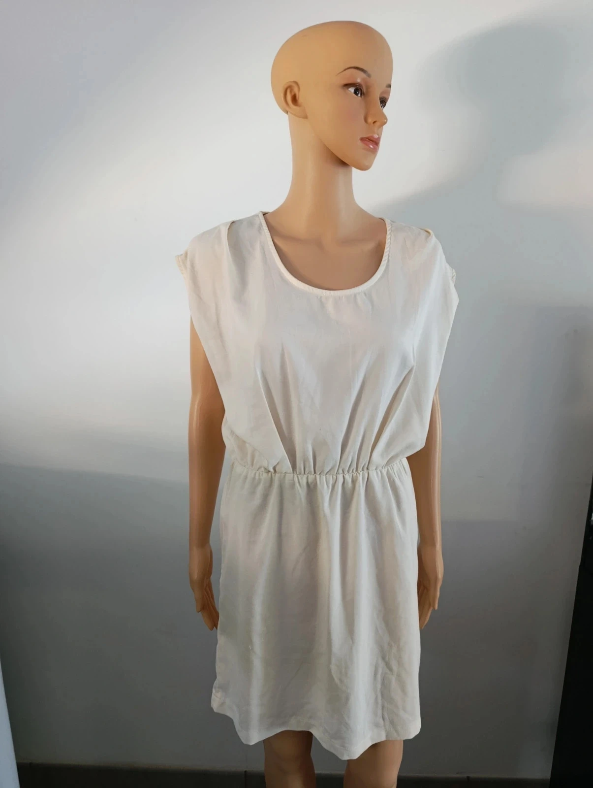 Cream F de la Passion women's dress – Elastic waist – Fluid – One size / M – photo 3